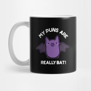 My Puns Are Really Bat Cute Animal Pun Mug